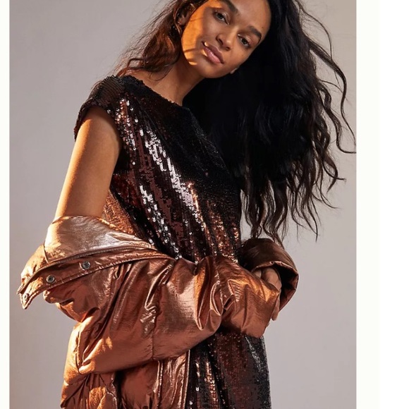 NWT Maeve Kara Sequined Mini Dress L - Picture 1 of 10